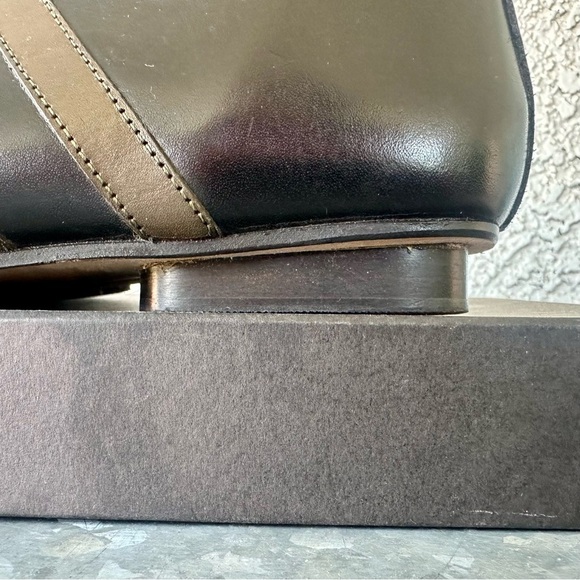 VTG Anthropologie Giraudon 
Leather 38 Pointed Strappy Flat - Picture 5 of 7